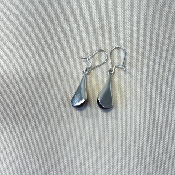 Sterling Silver 925 Red Cherry Amber Teardrop Drop Earrings Leverback Dangle - Picture 11 of 13